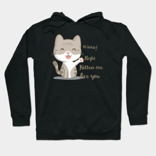 Are you kitten me right meow Hoodie